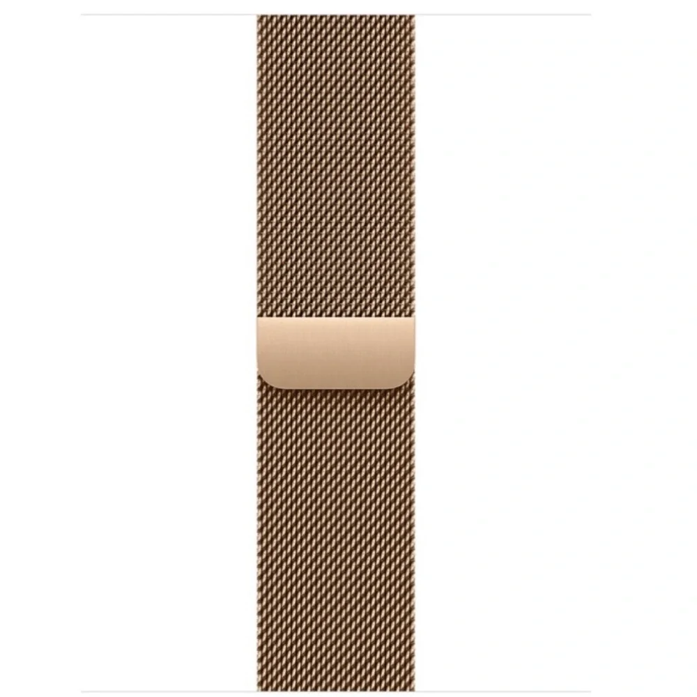 Gold Apple Watch Mesh loop Band